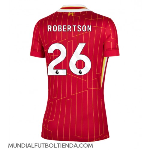 Camiseta Liverpool Andrew Robertson #26 Primera Equipación Replica 2024-25 para mujer mangas cortas